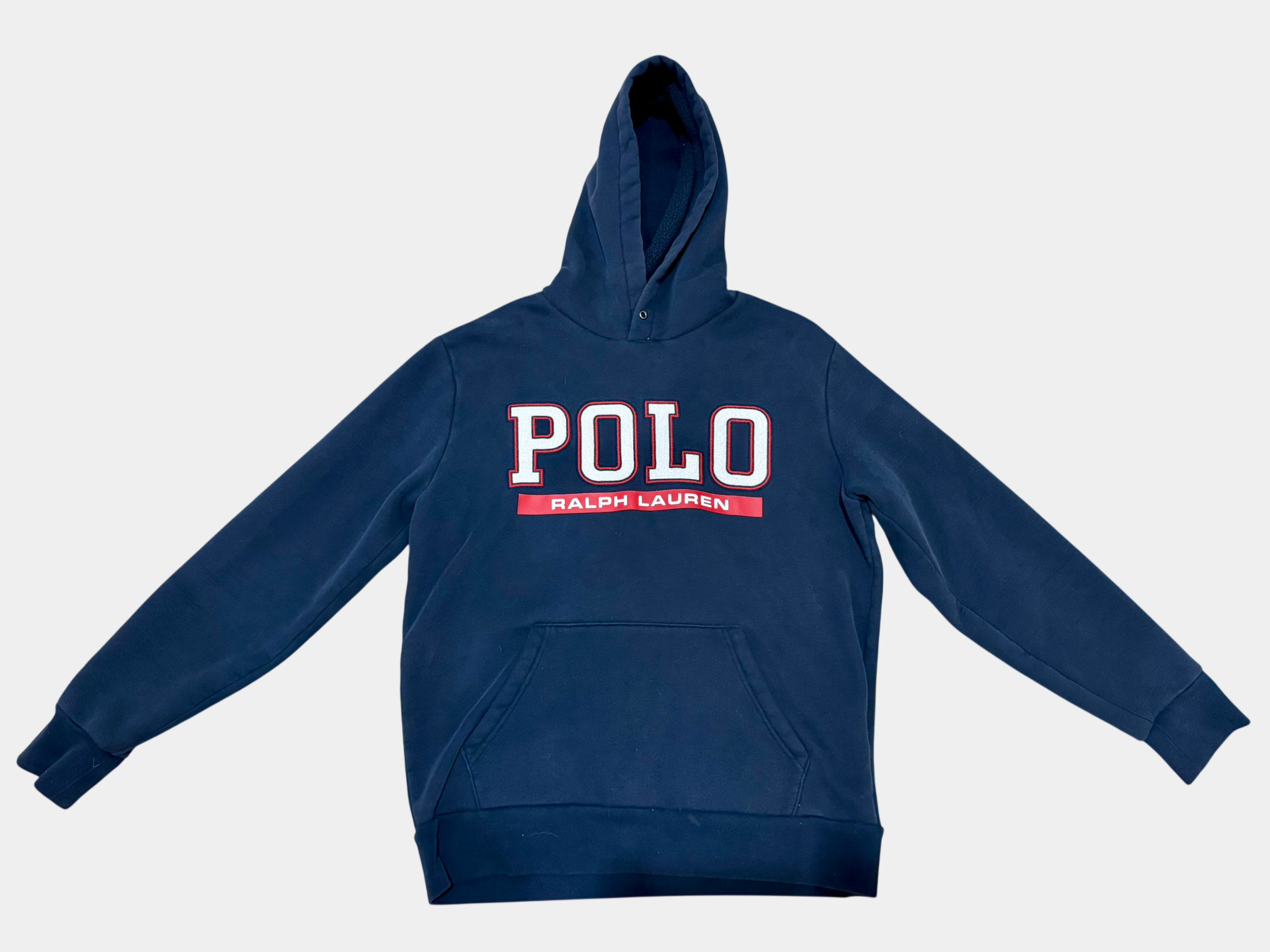 POLO RALPH LAUREN Polo Ralph Lauren navy blue hoodie Size M #preppy #loungewear No Drawstring. Size M