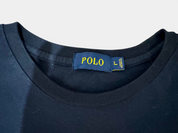 Ralph Lauren black t-shirt with grey horse logo Size L Slim fit/M reg fit