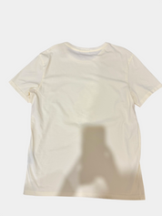 RALPH LAUREN Ralph Lauren white t-shirt with silver logo Size L  Slim Fit or Size M Regular Fit Brand New Never Worn
