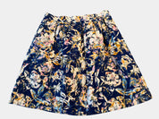 MARCS Blue Floral Fully Lined Skirt Size 8