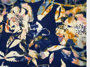 MARCS Blue Floral Fully Lined Skirt Size 8