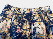 MARCS Blue Floral Fully Lined Skirt Size 8