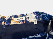 MARCS Blue Floral Fully Lined Skirt Size 8