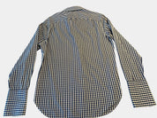 COUNTRY ROAD Blue/White Check Dress/Business Shirt Size M