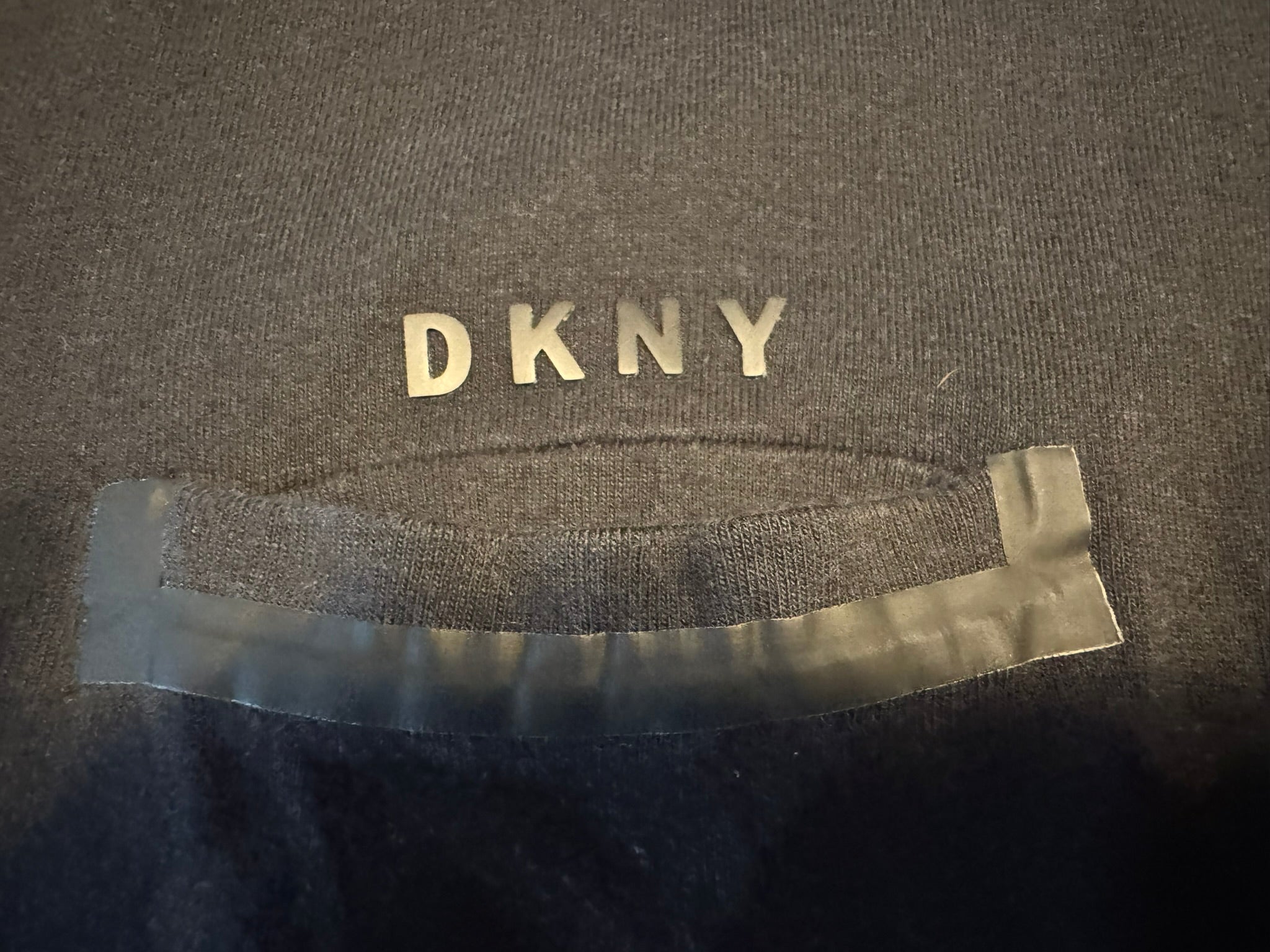 DKNY Sport Black Polo Shirt Size M