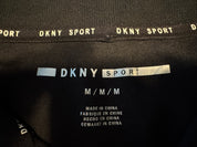 DKNY Sport Black Polo Shirt Size M