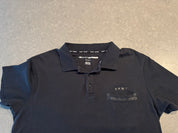 DKNY Sport Black Polo Shirt Size M