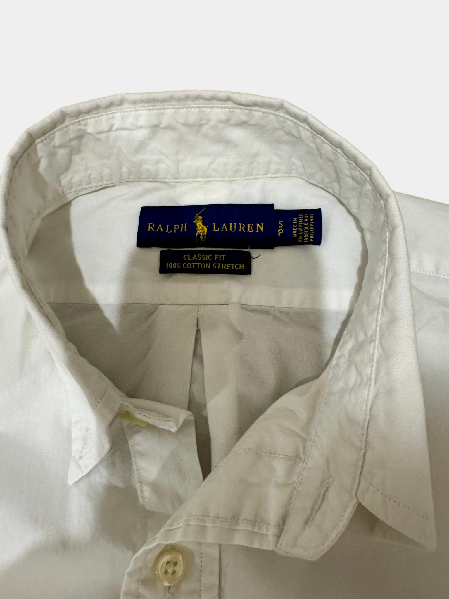 RALPH LAUREN Ralph Lauren white button up shirt Size S
