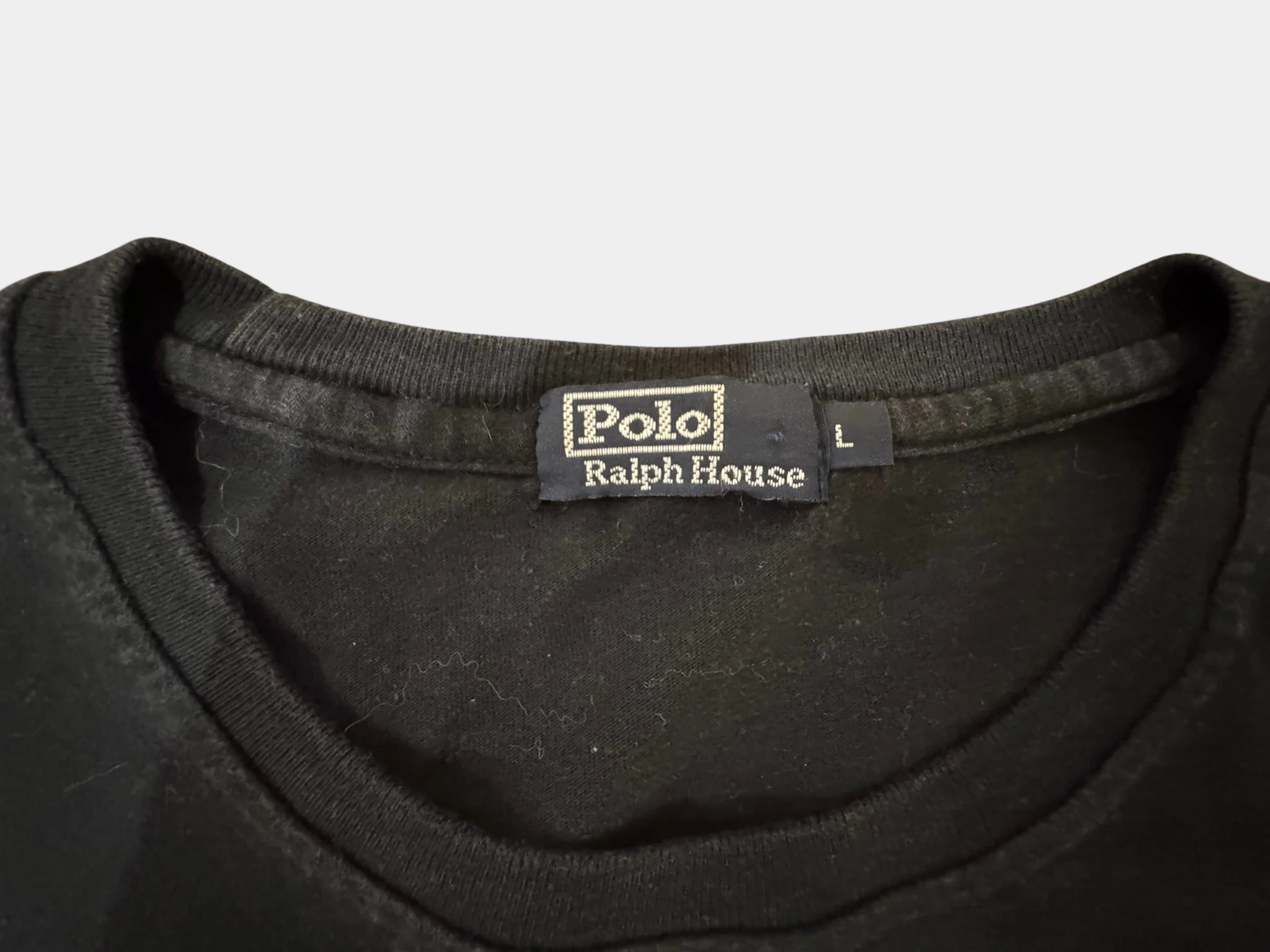 POLO RALPH LAUREN Vintage Black men's Polo Ralph Lauren t-shirt Size L