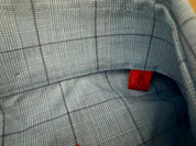 HUGO BOSS Sky Blue Plaid Long Sleeve Button Up Shirt Size 40