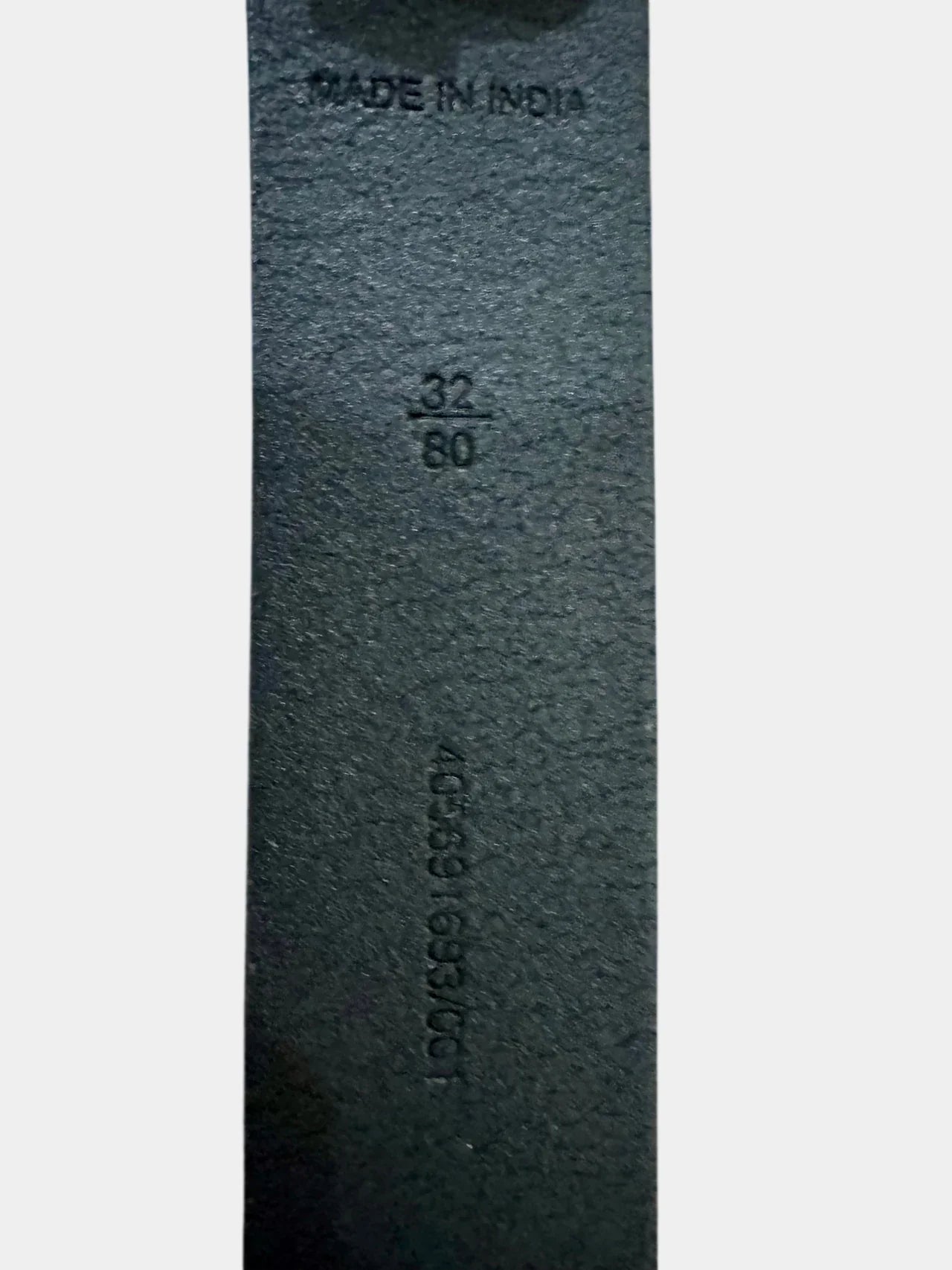 POLO RALPH LAUREN Men's size 32/80cm Black Leather Belt with Silver Logo Buckle