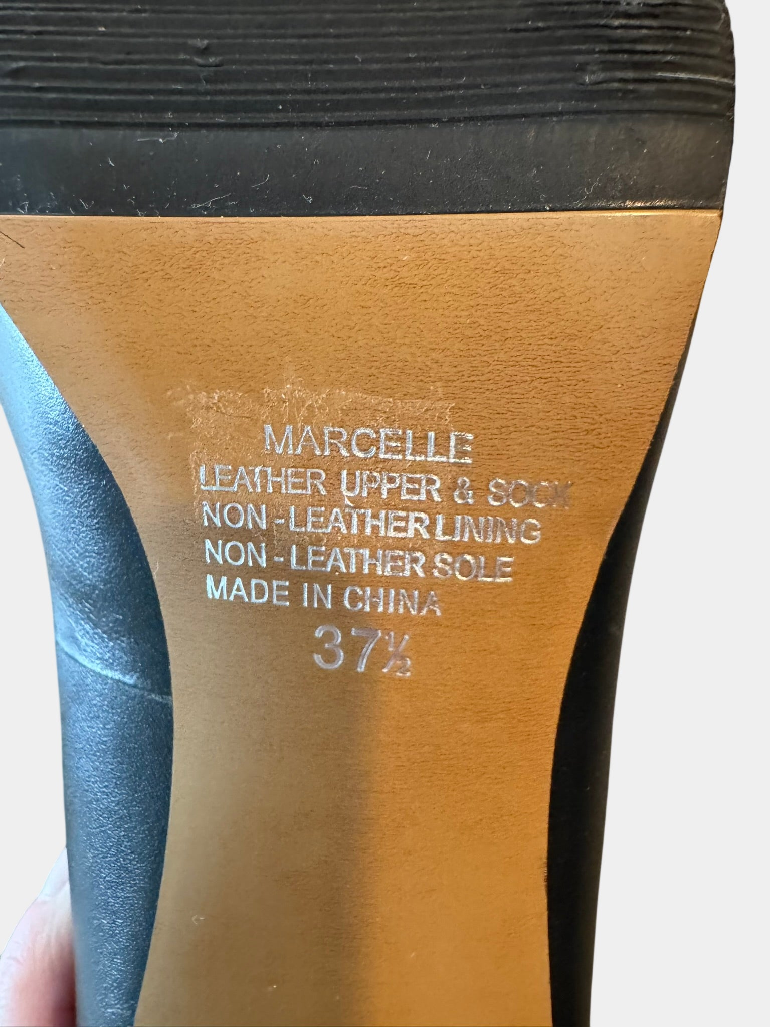 BASQUE Black Pumps Size 37.5 (6.5)