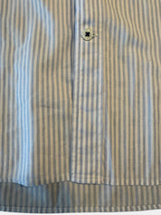M.J Bale Stiped Baby Blue (Samurai) Egyptian Cotton Shirt Size 39