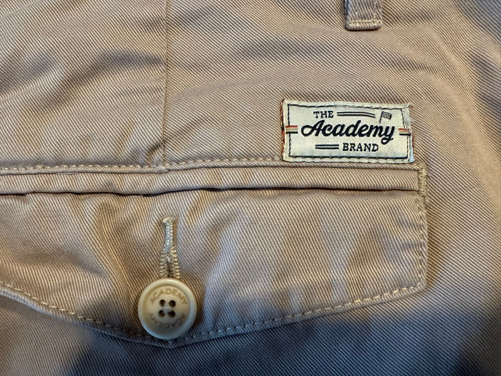 THE ACADEMY BRAND Men's Light Brown Chino Pants Size 32