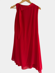 Reiss Red Sleeveless Dress — Size 10