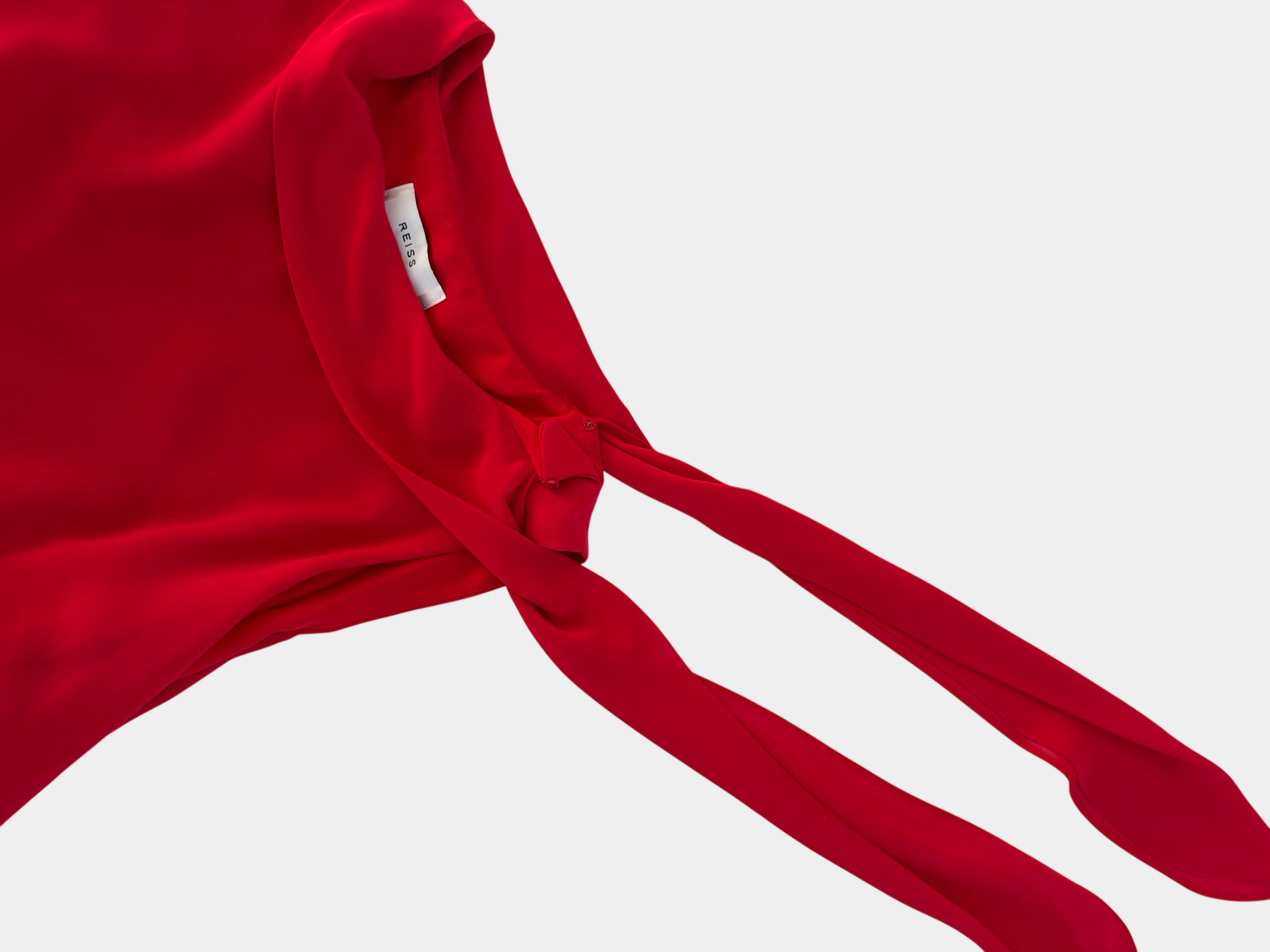 Reiss Red Sleeveless Dress — Size 10