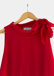 Reiss Red Sleeveless Dress — Size 10