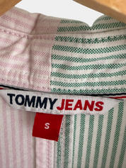 Tommy Jeans Colour-Block Shirt Dress — Size S