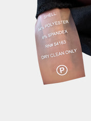 CALVIN KLEIN Black Midi-Dress Size XS