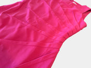 CALVUN KLEIN Pink Midi Dress with Ruched Detail Size XS (4)
