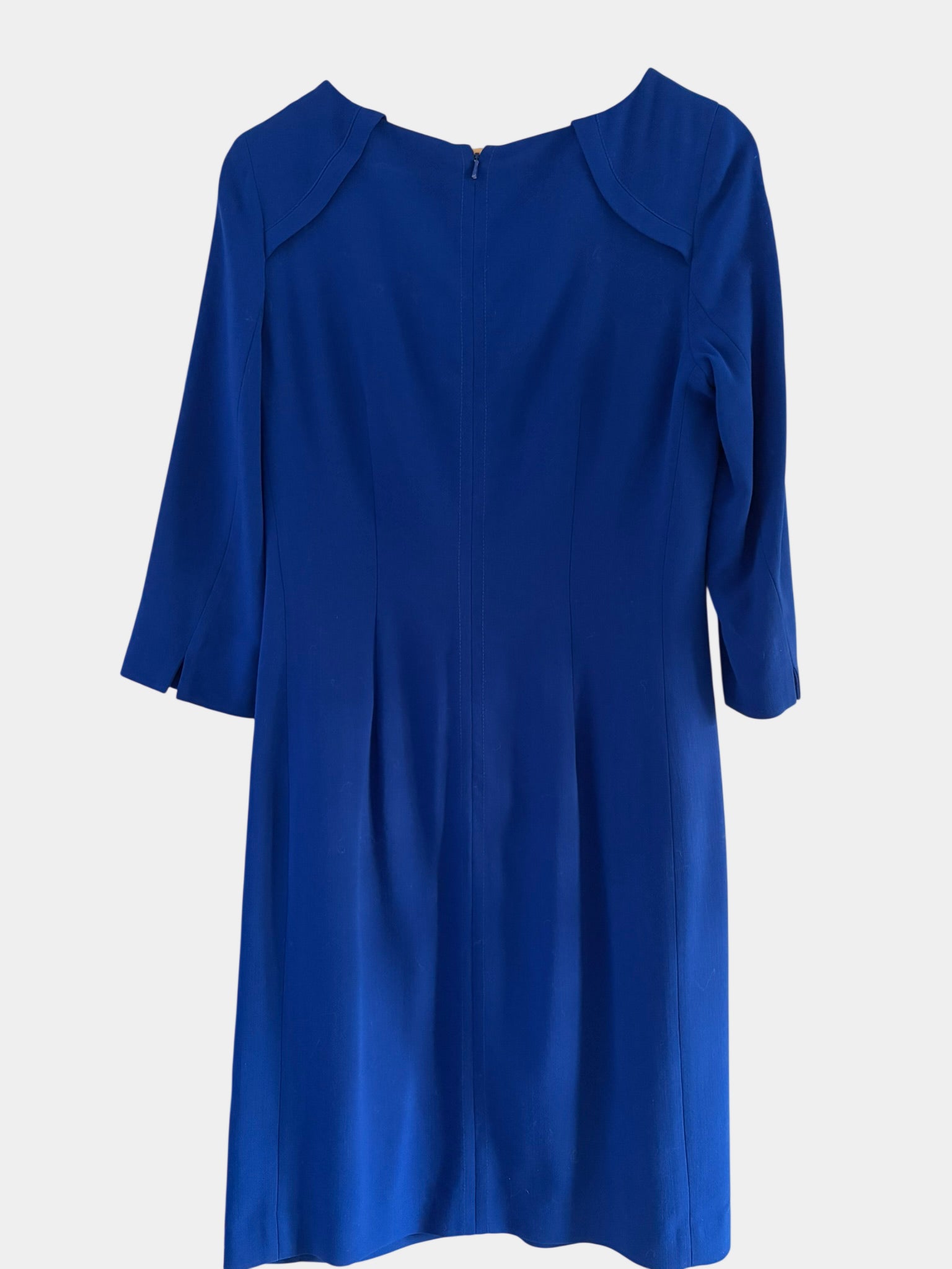 Hobbs Royal Blue Wool Shift Dress — Size 10