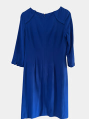 Hobbs Royal Blue Wool Shift Dress — Size 10