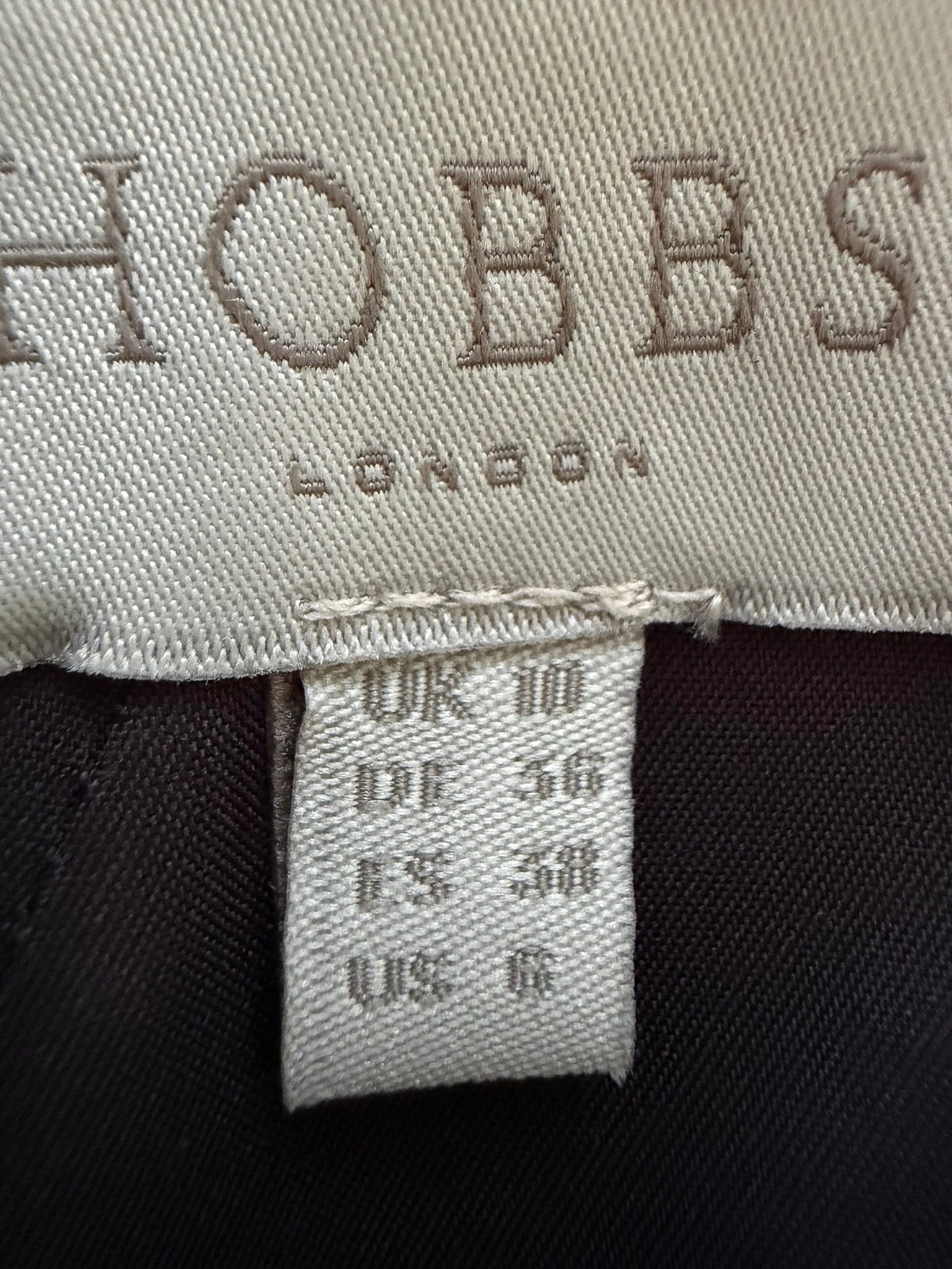 Hobbs Black and Grey Shift Dress — Size 10