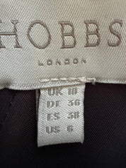 Hobbs Black and Grey Shift Dress — Size 10