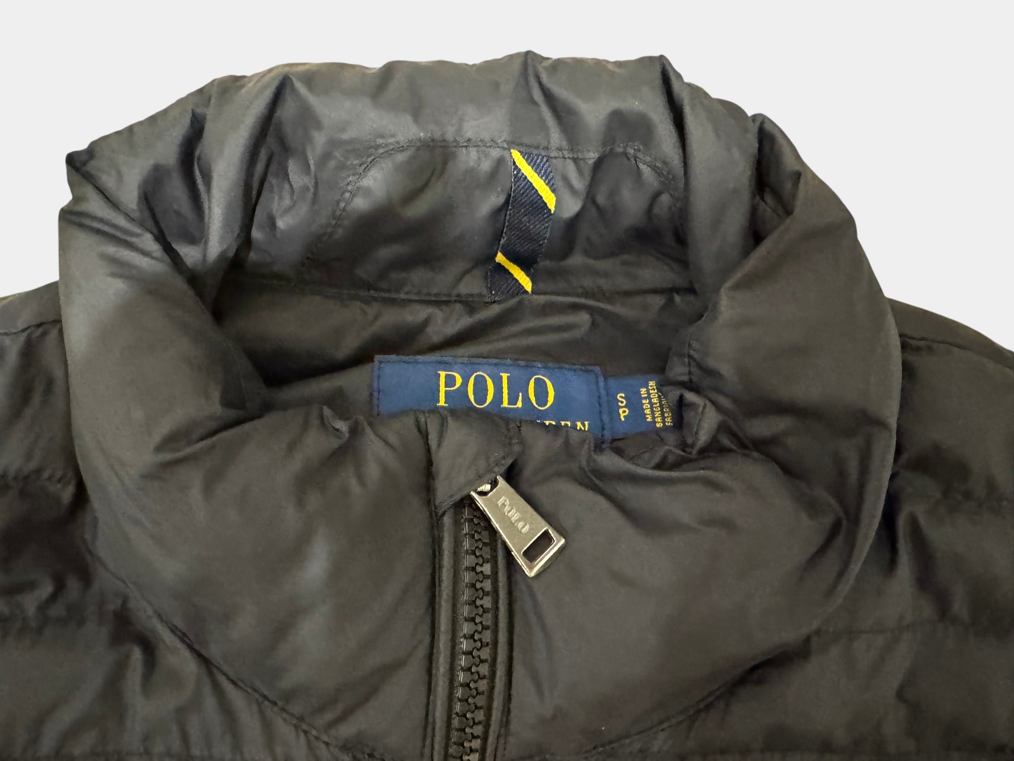 POLO RALPH LAUREN Black Colden Packable Puffer Jacket Size S