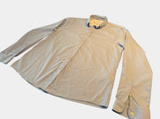 ZARA Men's Pale Blue Polka Dot Button-Up Long Sleeve Shirt Size L