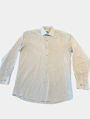 CALVIN KLEIN Baby Blue Long Sleeve Button-Up Slim Fit Shirt Size 40