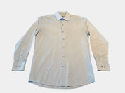 CALVIN KLEIN Baby Blue Long Sleeve Button-Up Slim Fit Shirt Size 40