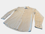 CALVIN KLEIN Baby Blue Long Sleeve Button-Up Slim Fit Shirt Size 40