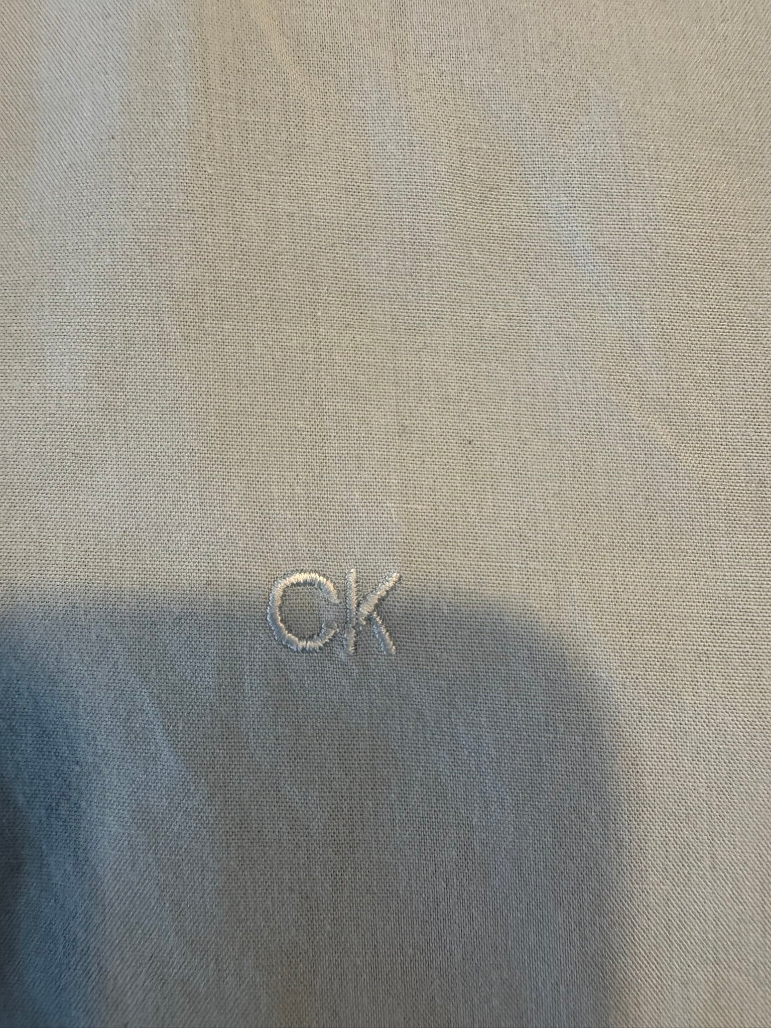 CALVIN KLEIN Baby Blue Long Sleeve Button-Up Slim Fit Shirt Size 40