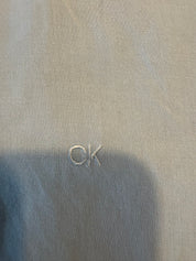 CALVIN KLEIN Baby Blue Long Sleeve Button-Up Slim Fit Shirt Size 40