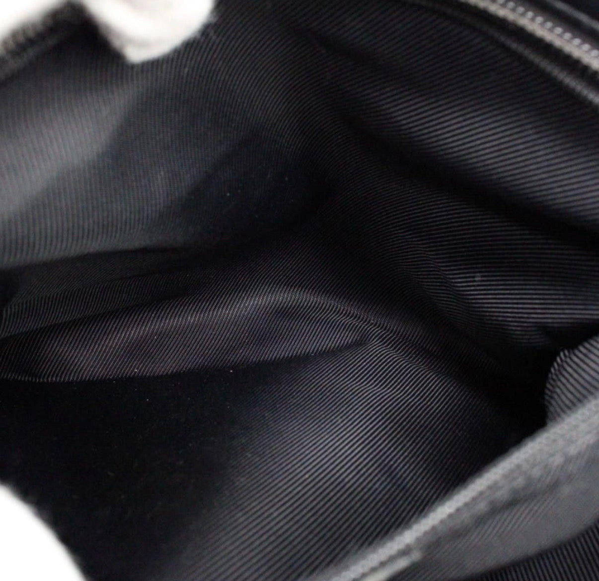 Gucci GG Tote Bag in Black Leather and Brown Canvas