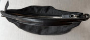 Gucci GG Black Leather and Canvas Hobo Bag