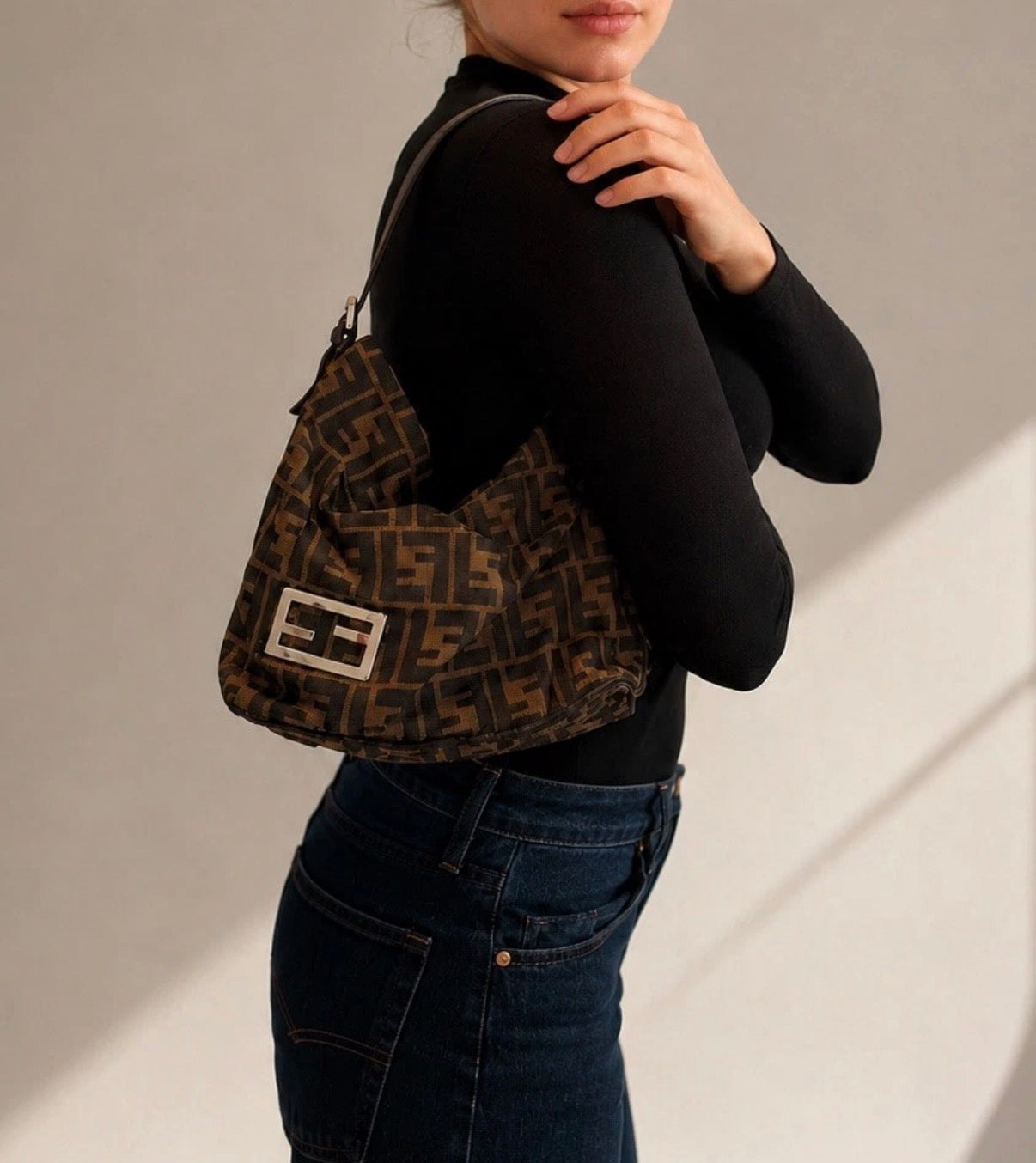 Vintage Fendi Cloth Baguette