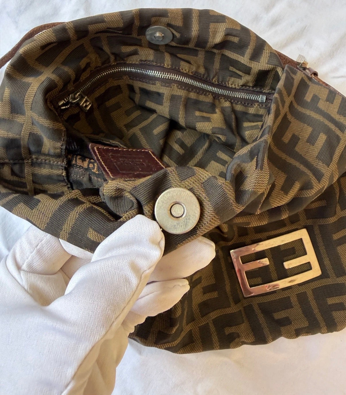 Vintage Fendi Cloth Baguette