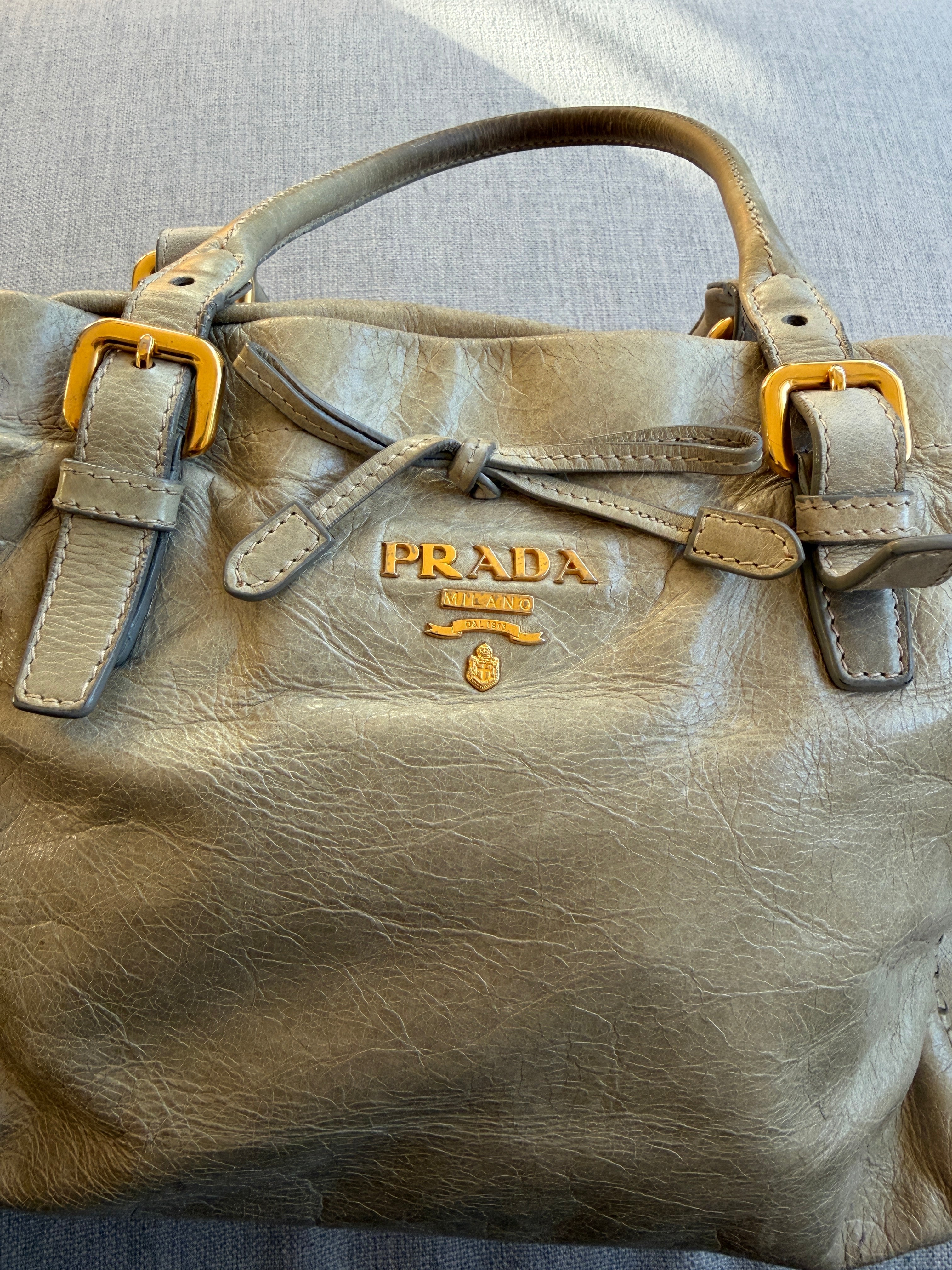Prada Leather Vitello Shine Bag