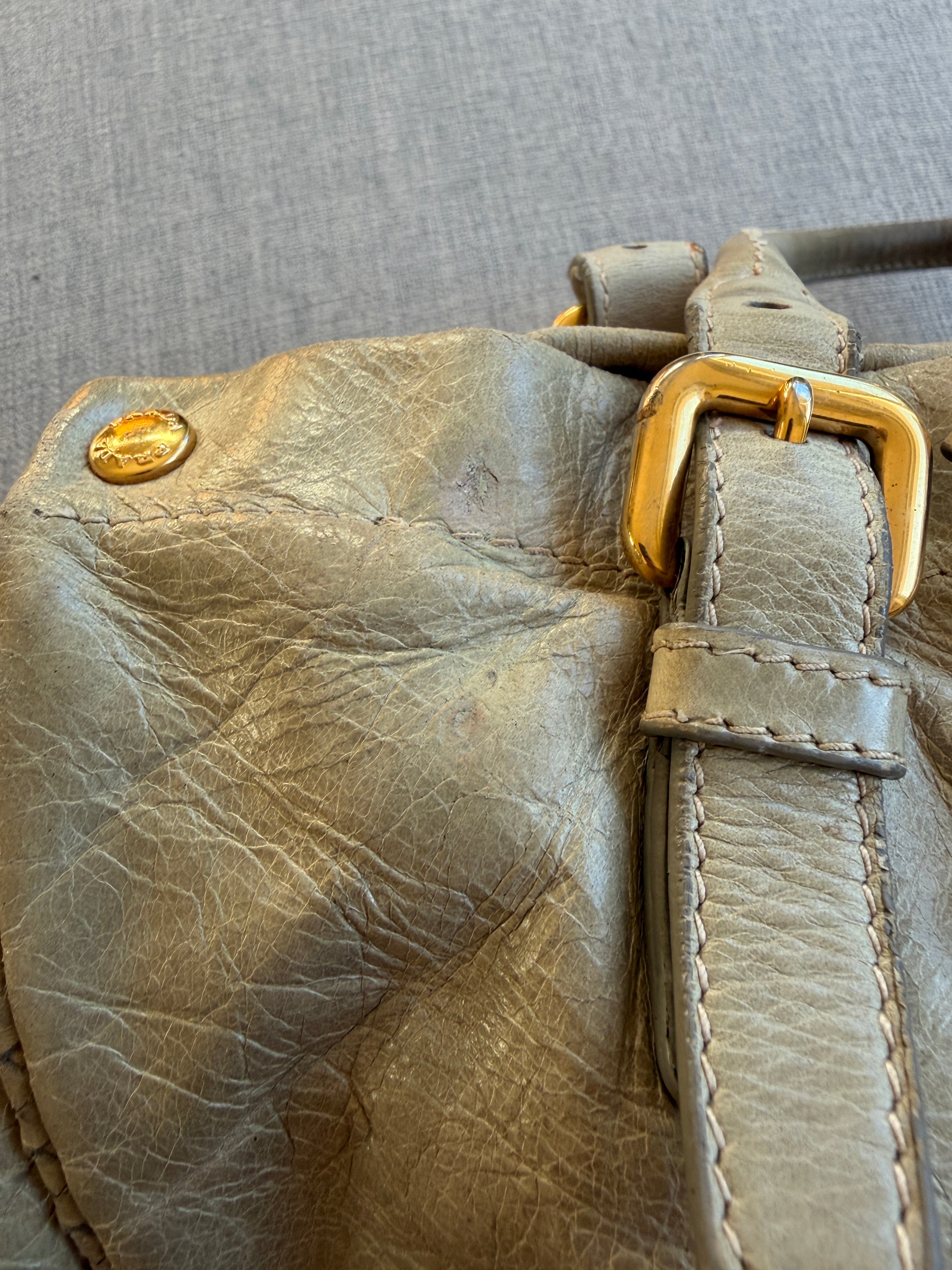 Prada Leather Vitello Shine Bag