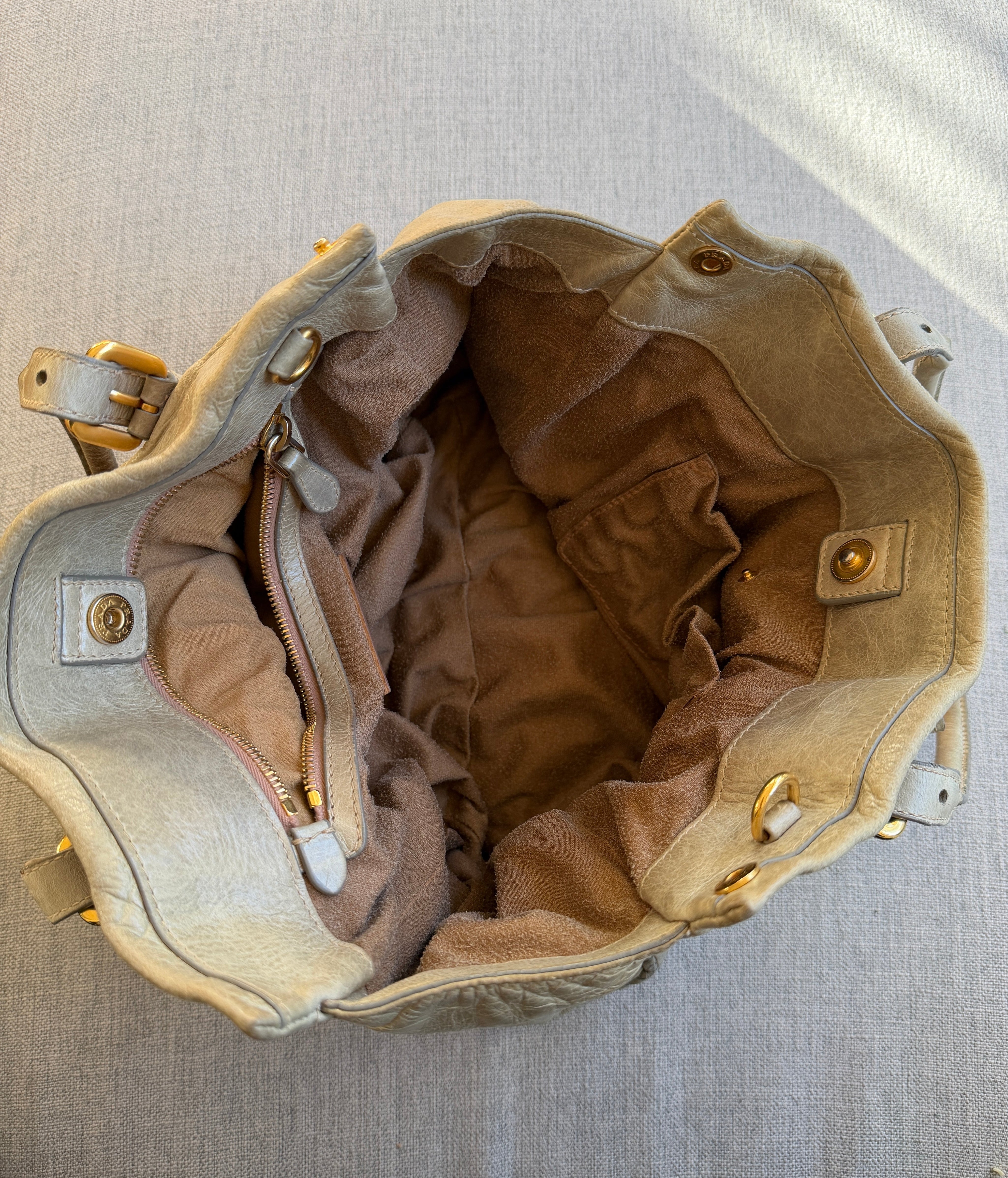 Prada Leather Vitello Shine Bag
