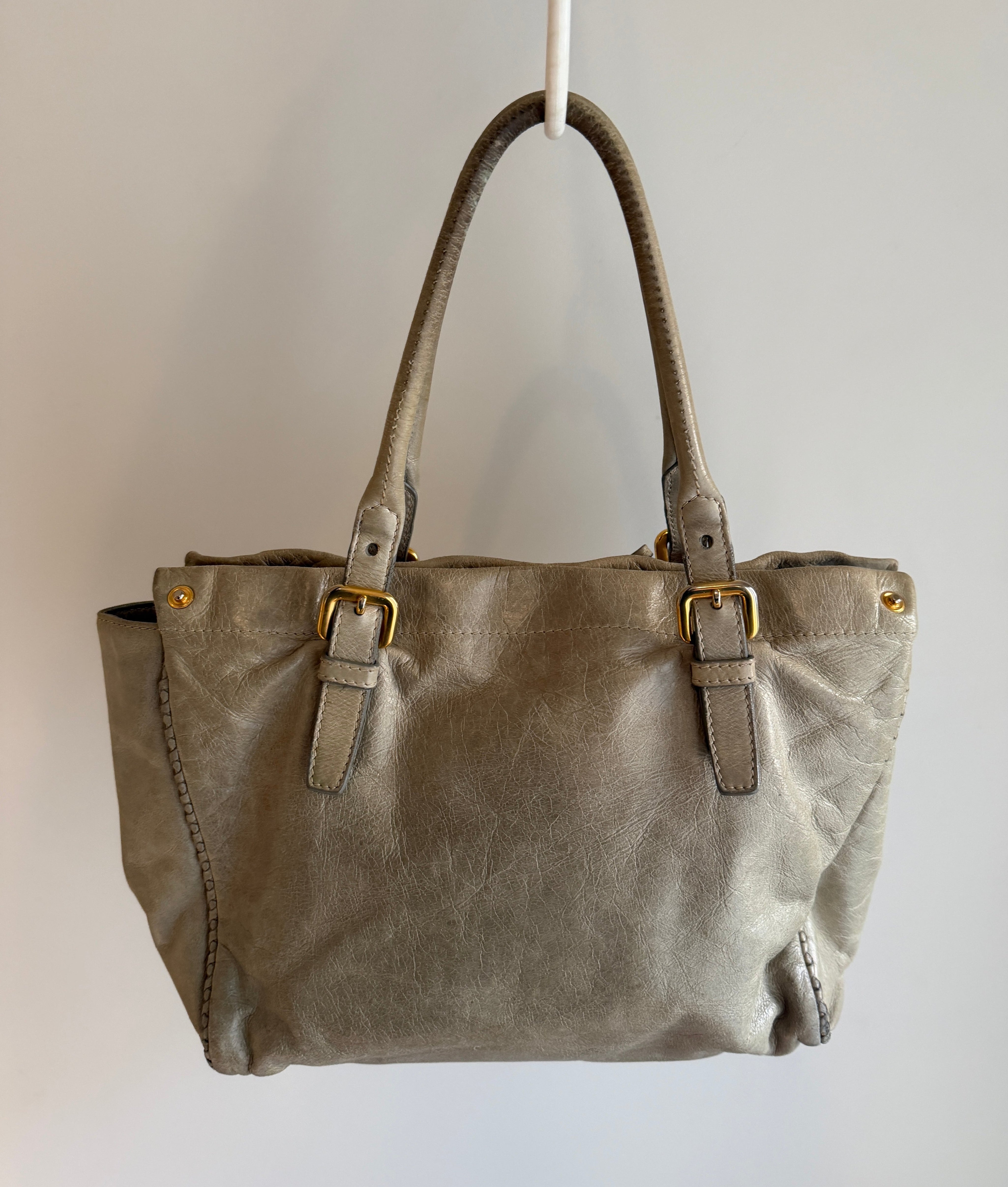 Prada Leather Vitello Shine Bag