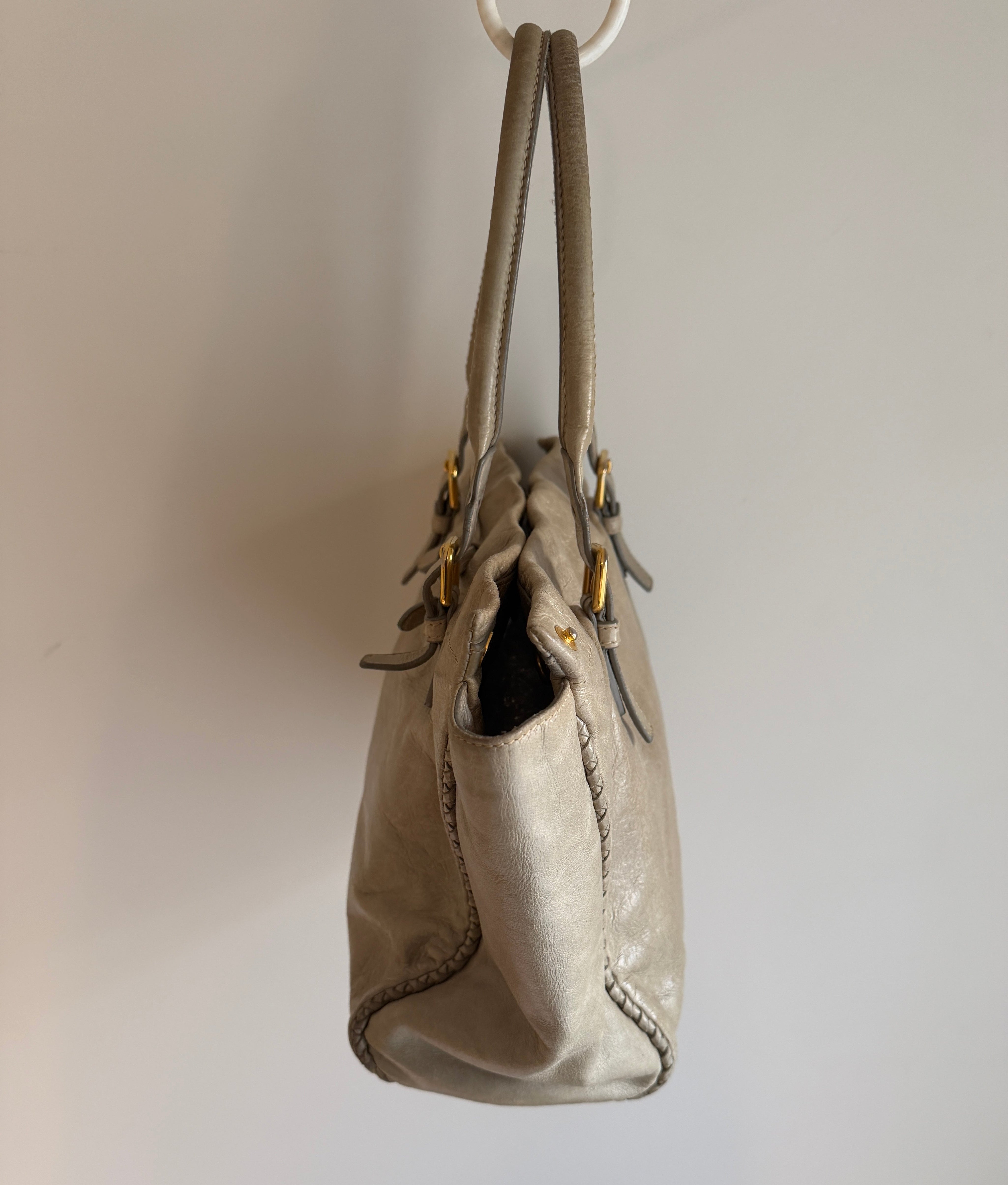 Prada Leather Vitello Shine Bag