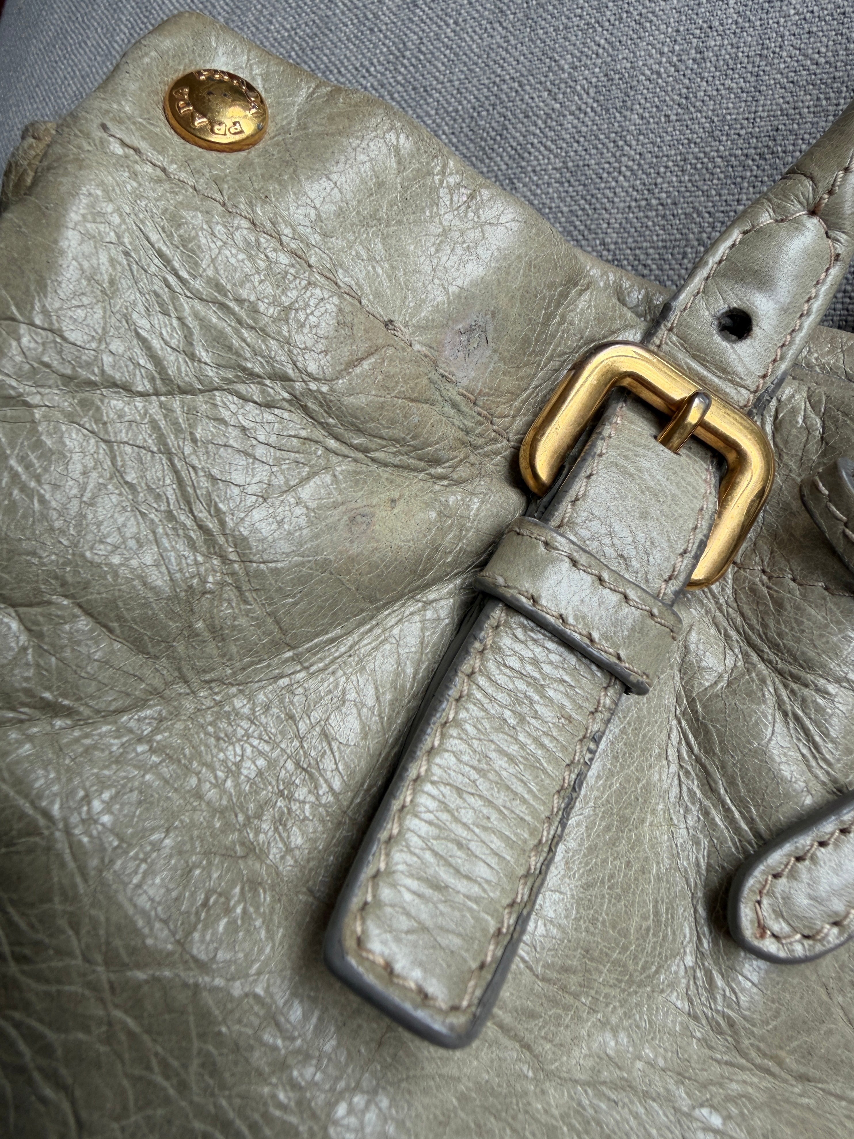 Prada Leather Vitello Shine Bag