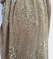 Morning Mist Gold Iridescent Sequin Dress NWT Size 14 Australian Designed
