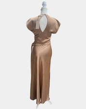 Bec + Bridge The Dreamer Wrap Dress Champagne Gold NWT AU Size 10 RRP