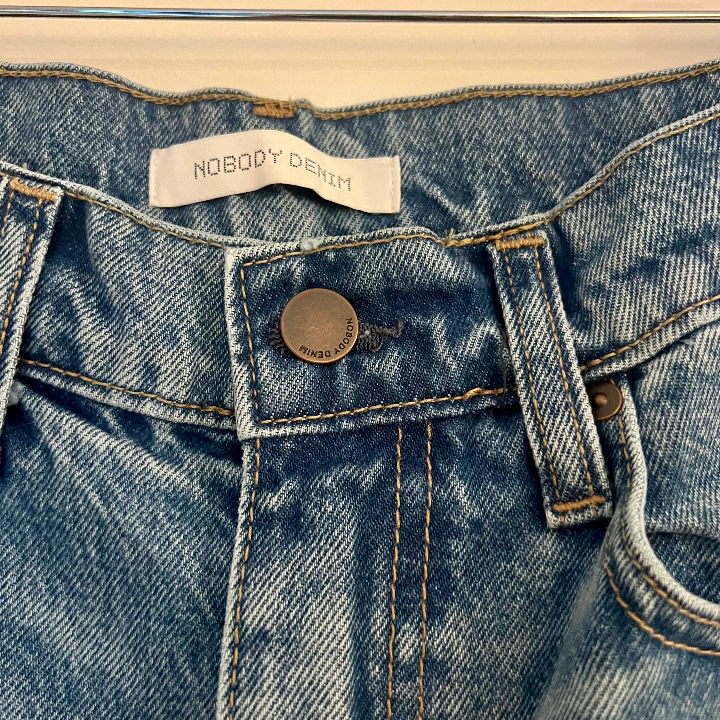 Nobody Denim Andi Jean Super High Rise Relaxed Fit NWT Size 27 RRP $249 Fibretrace