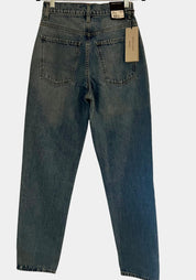 Nobody Denim Andi Jean Super High Rise Relaxed Fit NWT Size 27 RRP $249 Fibretrace