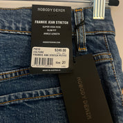 Nobody Denim Frankie Ankle Stretch Petite Ultra High Rise Slim NWT Size 31